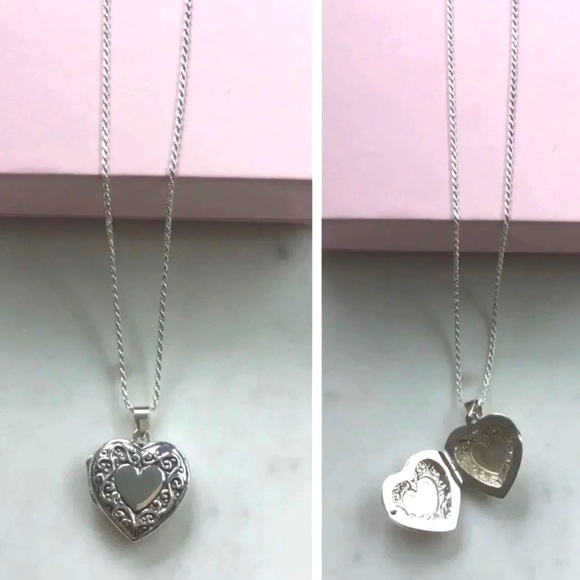 Sterling Silver Heart Locket - Picture 5 of 17
